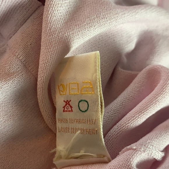 Cleo Petites pink floral sequinned detail sweater size L - Picture 11 of 12